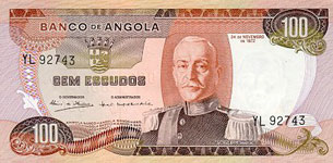 P101 Angola 100 Escudos Year 1972