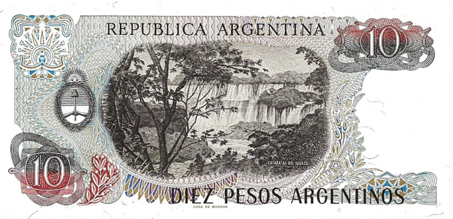 P313 Argentina 10 Pesos Year ND