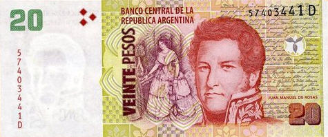 P355 Argentina 20 Pesos