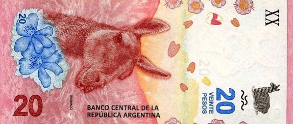 P361b Argentina - 20 Pesos Year 2017