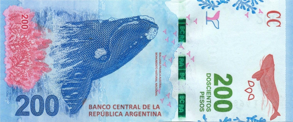P364 Argentina 200 Pesos Year 2016