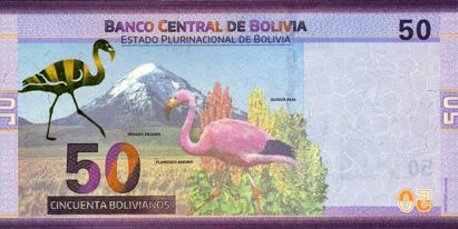 P250 Bolivia 50 Bolivianos Year 2018