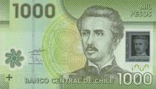 P161a Chile 1000 Pesos Year 2010