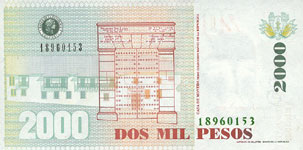 P451 Colombia 2000 Peso Year 2003/2004