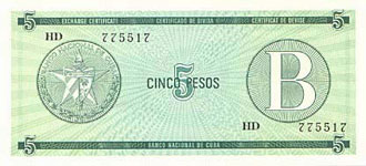PFX 7 Cuba 5 Pesos Year nd