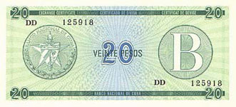 PFX 9 Cuba 20 Pesos Year nd