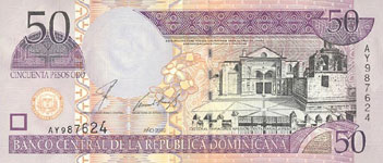 P170 Dominican Republic 50 Pesos Oro Year 2003