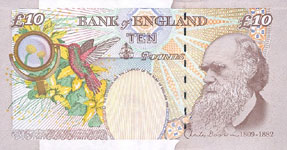 P389c Great Britain 10 Pounds Year 2000