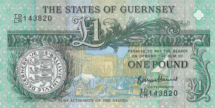 P62 Guernsey 1 Pound Year 2013