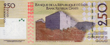 P276a Haiti 250 Gourdes Year 2004