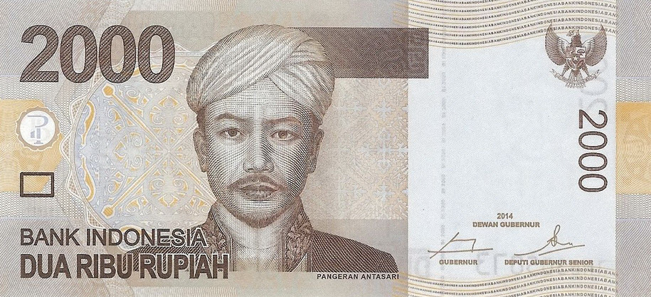 P148f Indonesia 2000 Rupiah Year 2015