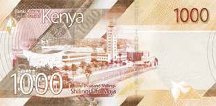 P56a Kenya 1000 Shillingi Year 2019