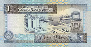 P25 Kuwait 1 Dinar Year nd