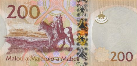 P25 Lesotho 200 Maloti Year 2015