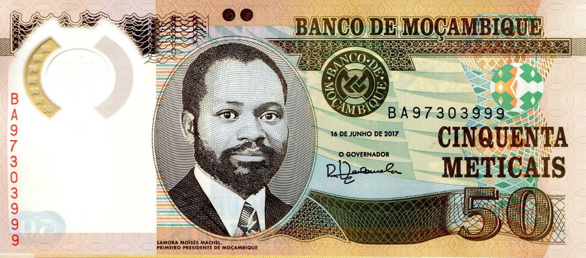 P150b Mozambique 50 Meticais Year 2017