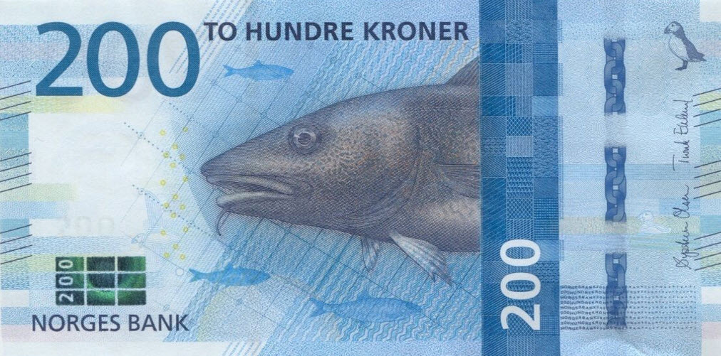 P55 Norway 200 Kronur Year 2016