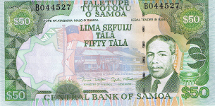P36 Western Samoa 50 Tala year 2005