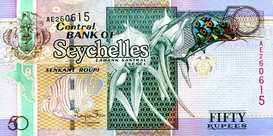 P43 Seychelles 50 Rupees 2011