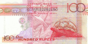 P40 Seychelles 100 Rupees Year nd