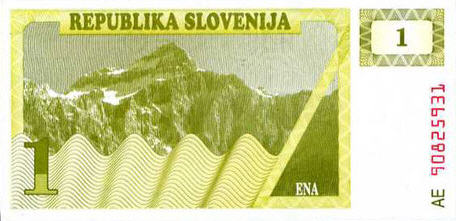 P 1 Slovenia  1 Tolar Year ND