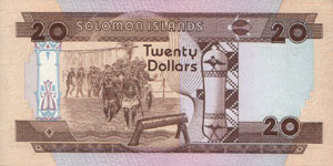 P16 Solomon Islands 20 Dollar Year nd