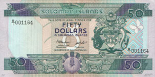 P17 Solomon Islands 50 Dollar Year nd