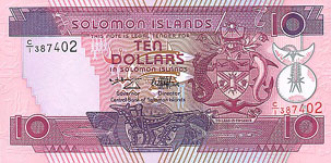 P20 Solomon Islands 10 Dollars nd