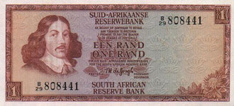 P116b South Africa 1 Rand Year nd