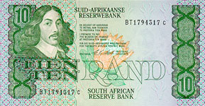 P120d South Africa 10 Rand Year nd
