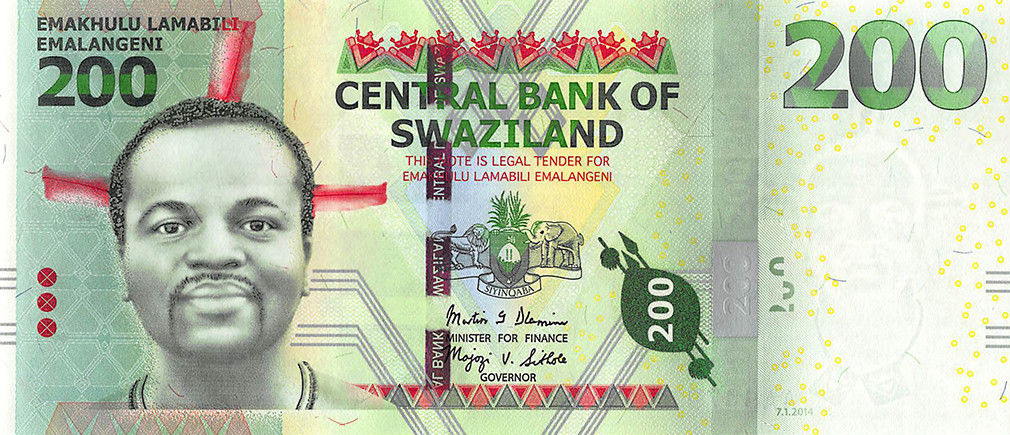 P40b Swaziland 200 Emalangeni Year 2014