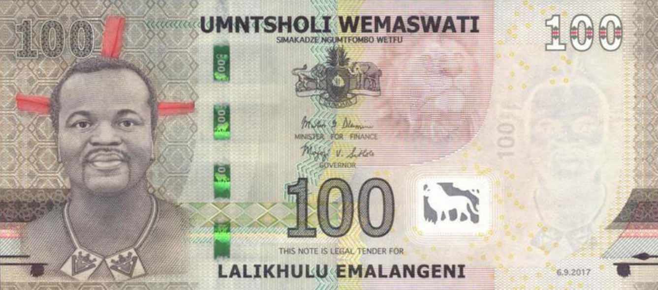 P42 Swaziland 100 Emalangeni Year 2017