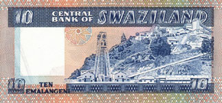 P10c Swaziland 10 Emalangeli Year nd