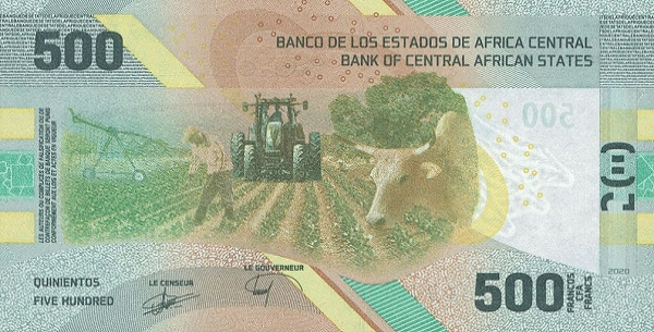Congo Dem. Rep. P86S-5 Franc Year 1997 SPECIMEN