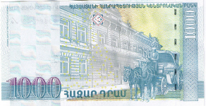 P50 Armenia 1000 Dram year 2001