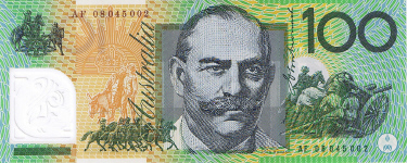 P61d Australia 100 Dollar year 2008
