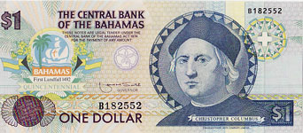 P50 Bahamas 1 Dollar Year nd