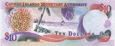 P35 Cayman Islands 10 Dollars Year 2005