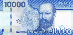 P164b Chili 10.000 Pesos Year 2011