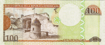 P177b Dominican Rep. 100 Pesos Year 2009