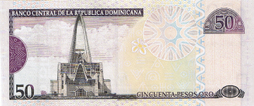 P176b Dominican Rep. 50 Pesos Year 2008
