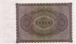 P 83a Germany 100.000 Mark year 1923