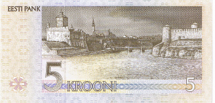 P76 Estonia 5 Krooni Year 1994
