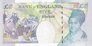 P391c Great Britain 5 Pounds Year 2004
