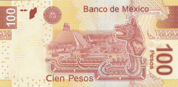 P124c Mexico 100 Pesos Year 2009