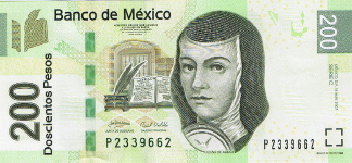 P125 200 Pesos Mexico 2007