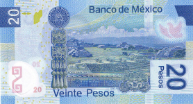 P122b Mexico 20 Pesos year 2006