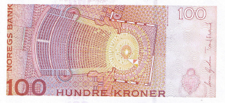 P49 Norway 100 Kronur Year 2006