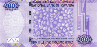 P36 Rwanda 2000 Francs year 2007