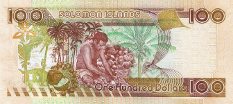 P30 Solomon Islands 100 Dollars year nd (2006)