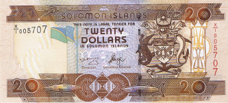 P28 Solomon Islands 20 Dollars year nd (2004)